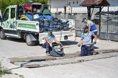 Büyükşehir'den altyapıya bahar temizliği