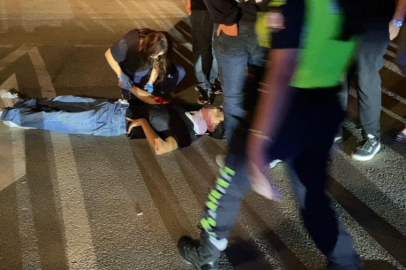 Bursa'da otomobil motosikletle çarpıştı : 2 yaralı