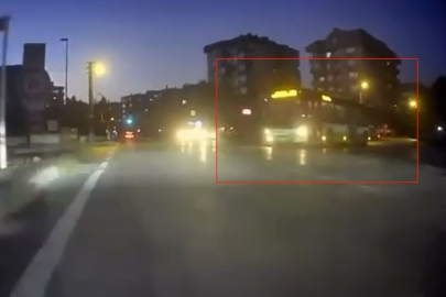Bursa'da kırmızı ışıkta geçen otobüs şoförünün ehliyetine el konuldu