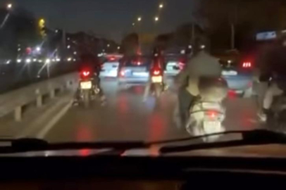 Bursa'da yol vermeyen otomobil sürücüsünün etrafını sardılar