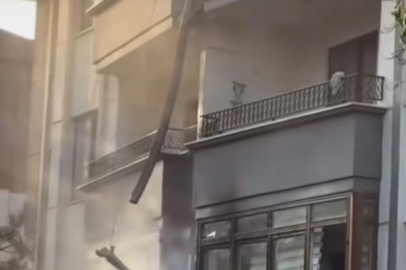 Elektrikli araç şarj istasyonunda çıkan yangın daireye sıçradı