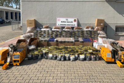 Bursa’da kaçakçılık operasyonu: