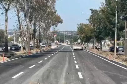 Bursa'da kritik yol çalışması ders zili çalmadan tamamlandı