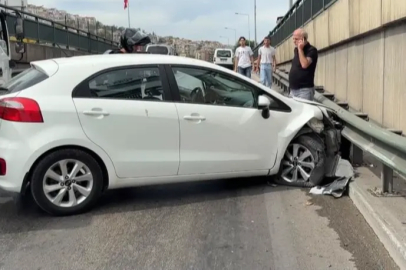 Bursa'da bir anlık manevra kaza getirdi...