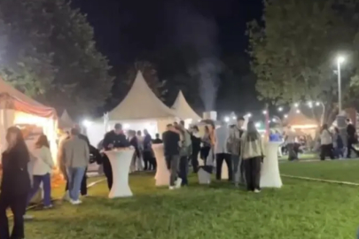 Bursa Gastronomi Festivali'nde akşam yoğunluğu
