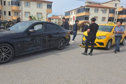 İnegöl'de korkutan kaza: 2 yaralı