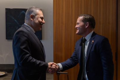 Bakan Fidan ABD'nin BM Daimi Temsilcisi Waltz ile bir araya geldi