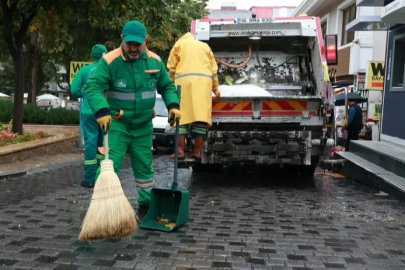 Osmangazi'de temizlik mesaisi 7/24 devam ediyor