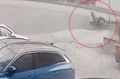 Bursa'da ters yönde ilerleyen motosikletli kaza yaptı