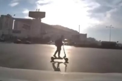 Bursa'da kırmızı ışık ihlali az daha kaza getiriyordu