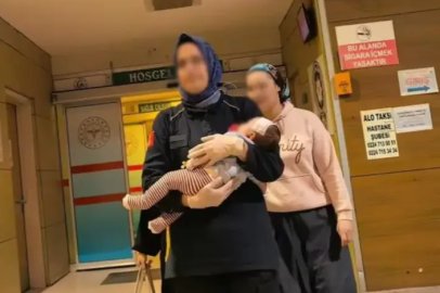 Bursa'da kanepeden düşen bebek hastaneye kaldırıldı