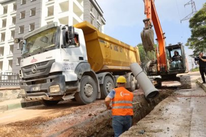Büyükşehir'in altyapı mesaisi devam ediyor
