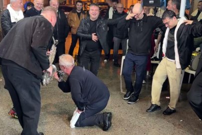Bursa’da yağmur altında Arnavut damat coşkusu