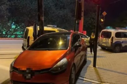 Bursa'da alkollü sürücü polisten kaçarken kaza yaptı
