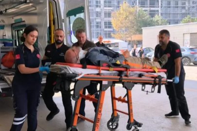 İnegöl’de çatıdan düşen usta hastaneye kaldırıldı
