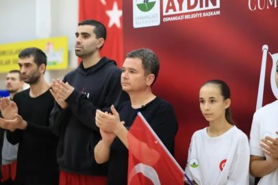 Osmangazi'de sporcular Cumhuriyet için ter döktü