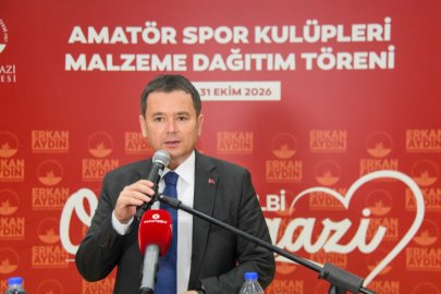 Başkan Aydın sporun ve sporcunun yanında