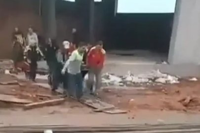 Bursa'da inşaatta korkutan kaza: Hastaneye kaldırıldı