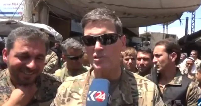 ABD'li General Joseph Votel, Münbiç'i Ziyaret Edip YPG'ye Desteğin Sürdüğünü Söyledi