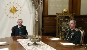 Afrin'in Kurtuluşunun Ardından Erdoğan ve Akar'dan İlk Zirve! Masada Münbiç Var