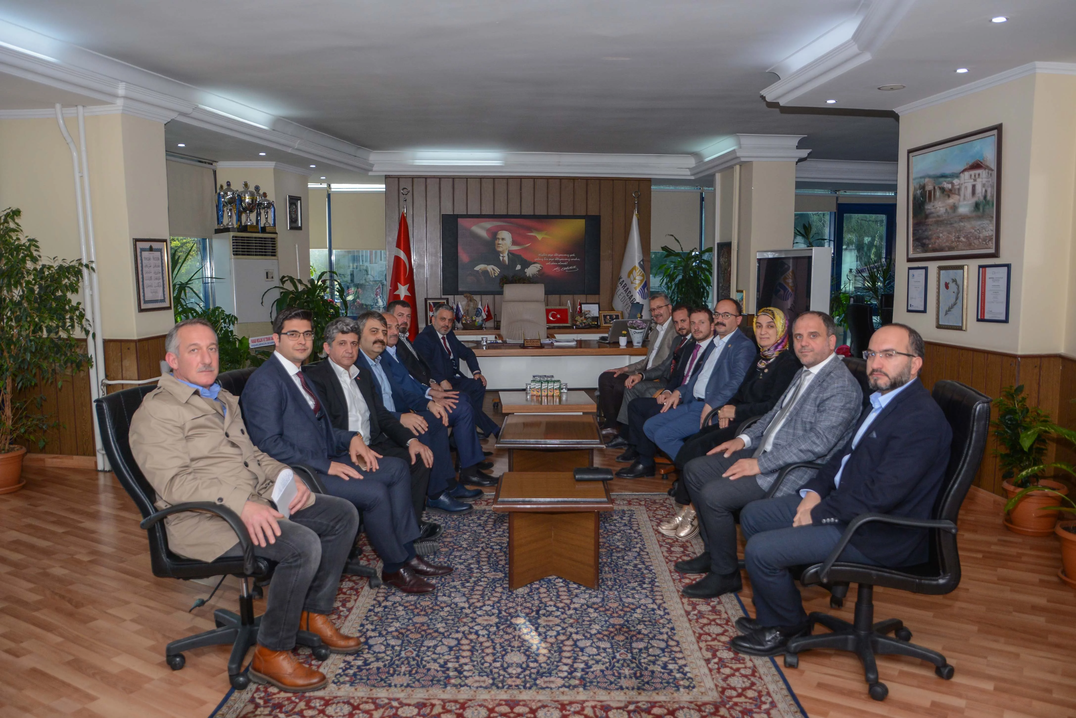AK Parti Bursa teşkilatından Başkan Özkan’a ziyaret