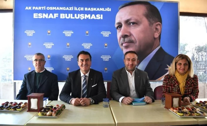 AK Parti Osmangazi, Kükürtlü esnafı ile buluştu