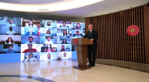 Başkan Erdoğan, 31 Mayıs Dünya Tütünsüz Günü&aminde videokonferans ile gençlerle buluştu