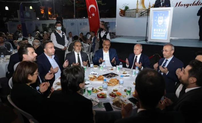 Bursa'da 10 bin kişilik tarihi iftar