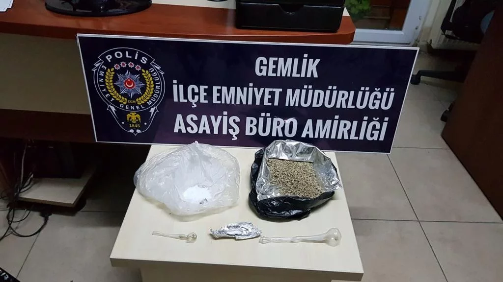 Bursa'da 15 bin liralık uyuşturucu ele geçirildi