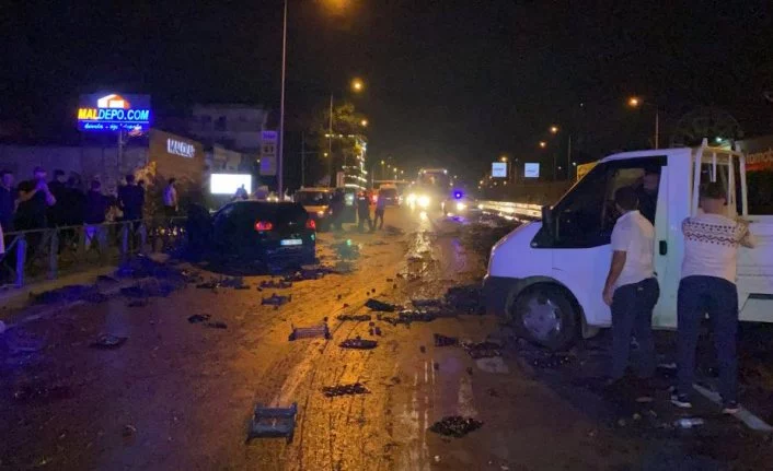 Bursa'da feci kaza : 2 yaralı