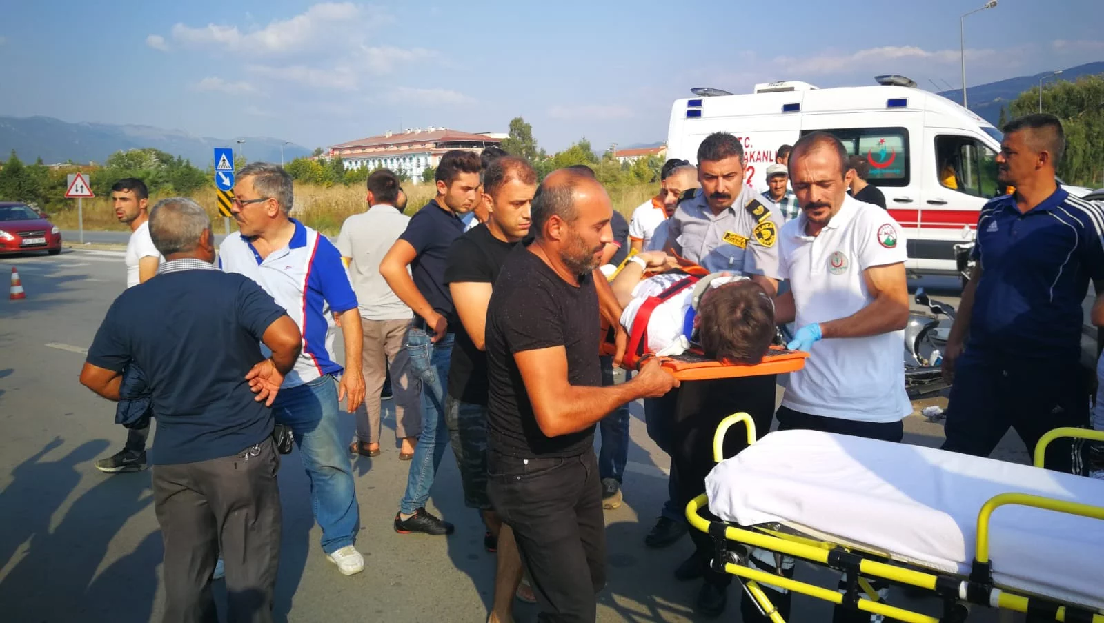 Bursa'da feci kaza güvenlik kamerasına yansıdı
