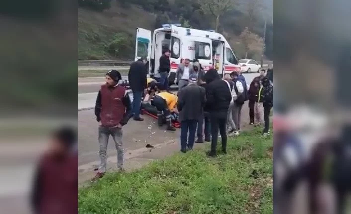 Bursa'da feci kaza! Taklalar attı, 1 ölü 1 yaralı