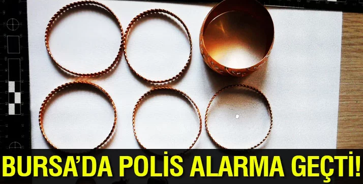 Bursa'da hırsızları güvenlik kamerası yakalattı