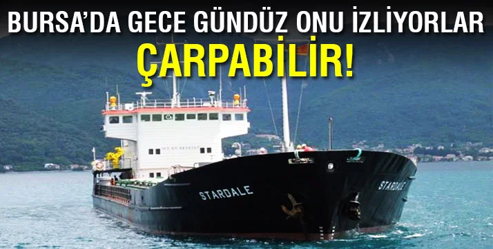 Bursa'da Kongo bandıralı gemi tehlike arz ediyor