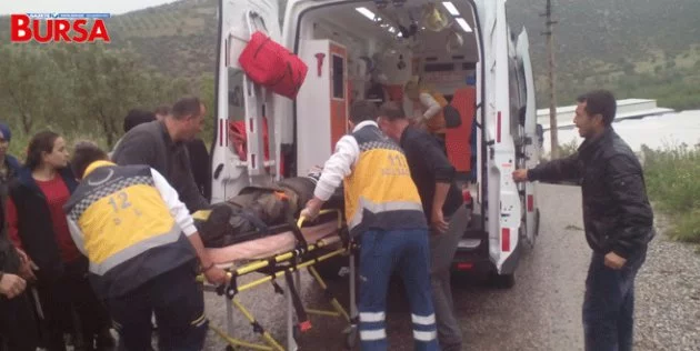 Bursa'da motosiklet kazası: 1 yaralı
