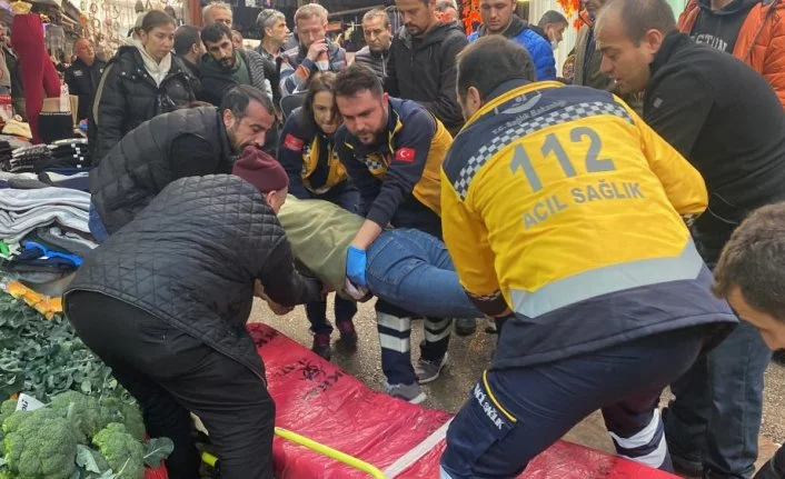 Bursa'da pazarcıların 'kasa' koyma kavgasında kan aktı