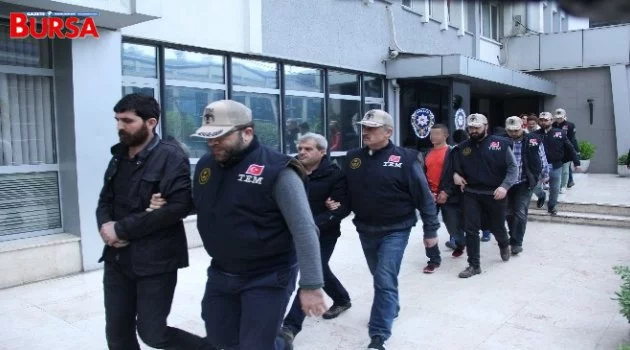 Bursa'da Terör Operasyonunda 13 Gözaltı