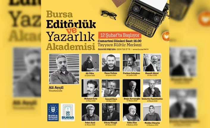 Bursa Editörlük ve Yazarlık Akademisi devam ediyor