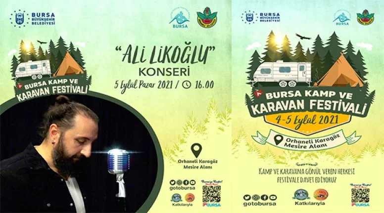 Bursa Kamp ve Karavan Festivali başlıyor