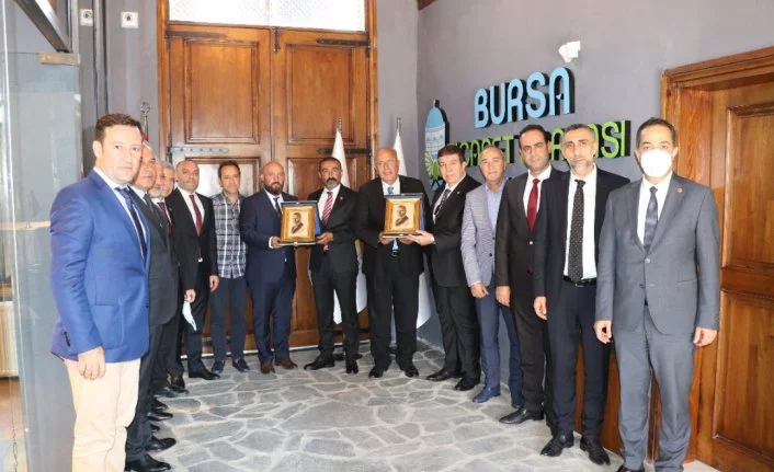 Bursa Ticaret Borsası Gaziantep heyetini ağırladı