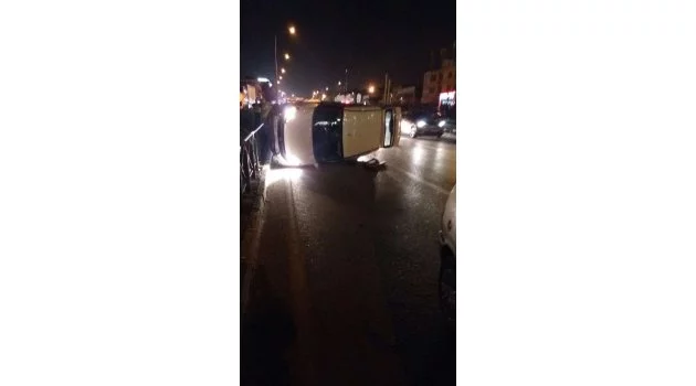 Bursa’da araç takla attı, 1 kişi yaralandı