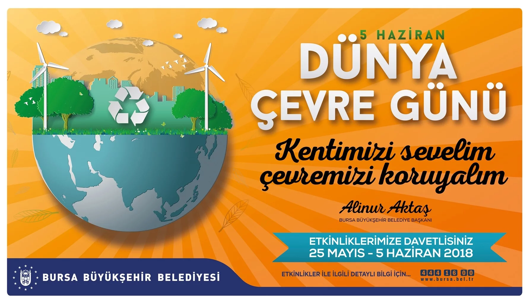 Bursa’da ‘çevre günü’ etkinlikleri