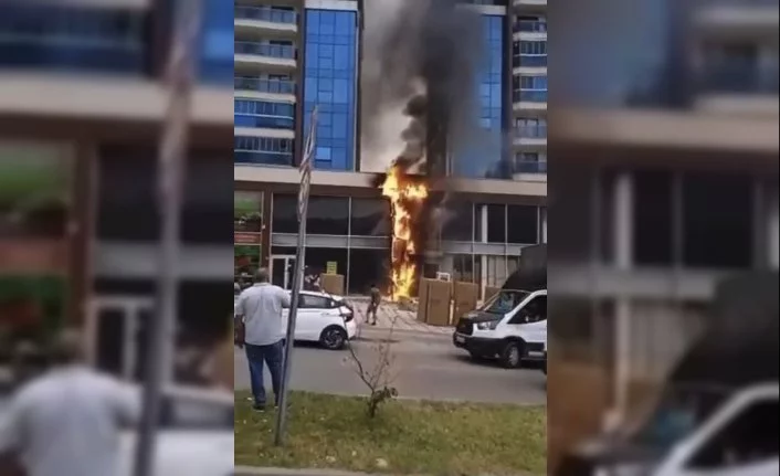Bursa’da mobilya dükkanı alev alev yandı