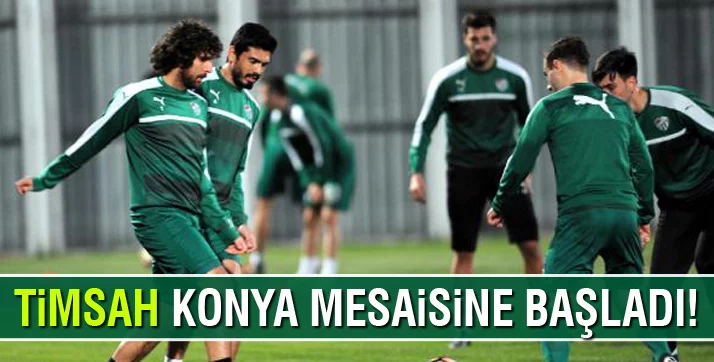 Bursaspor'da Atiker Konyaspor hazırlığı başladı