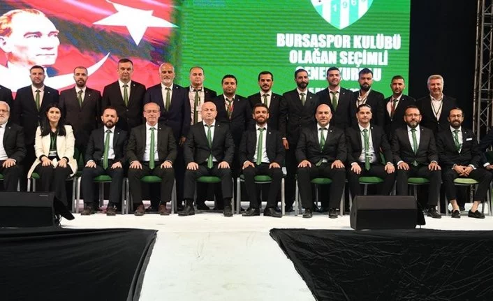 Bursaspor'da yeni yönetimin görev dağılımı yapıldı