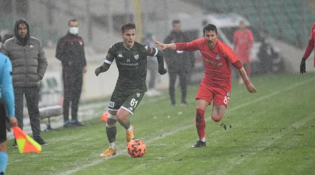Bursaspor’un gol zinciri 20 maç sürdü