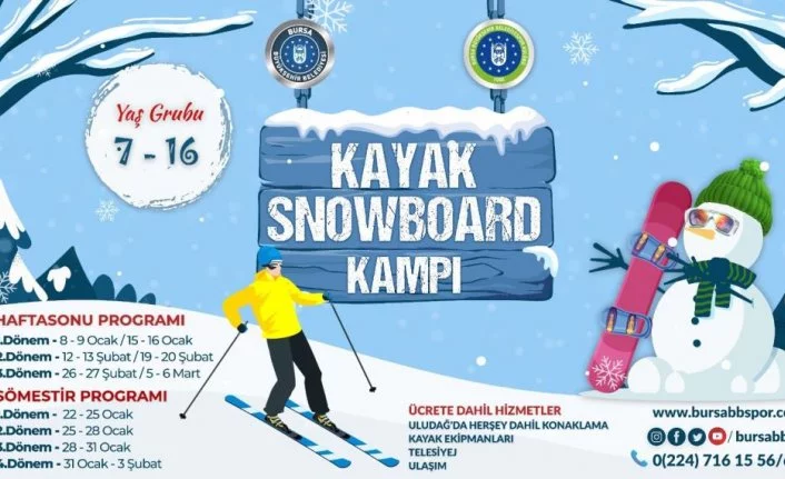 Büyükşehir Belediyespor’dan kayak kampları
