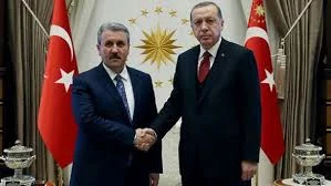 Cumhurbaşkanı Erdoğan, BBP Lideri Destici ile Görüşüyor