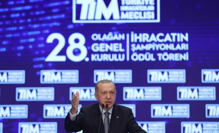 Cumhurbaşkanı Erdoğan'dan "İhracatı Geliştirme Fonu" müjdesi