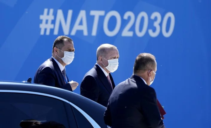 Cumhurbaşkanı Erdoğan, NATO Karargahı'nda